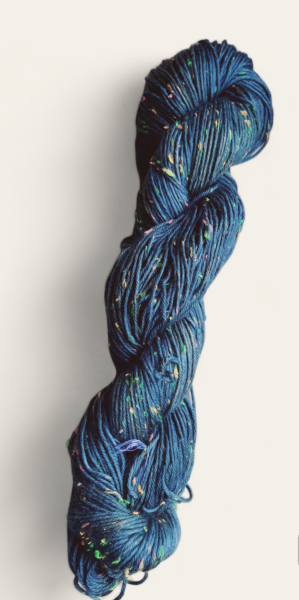 Neon DK Wellenblau-Schurwolle/DonegalNep